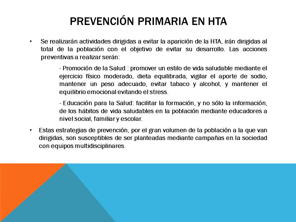 Hipertension arterial prevencion pptp